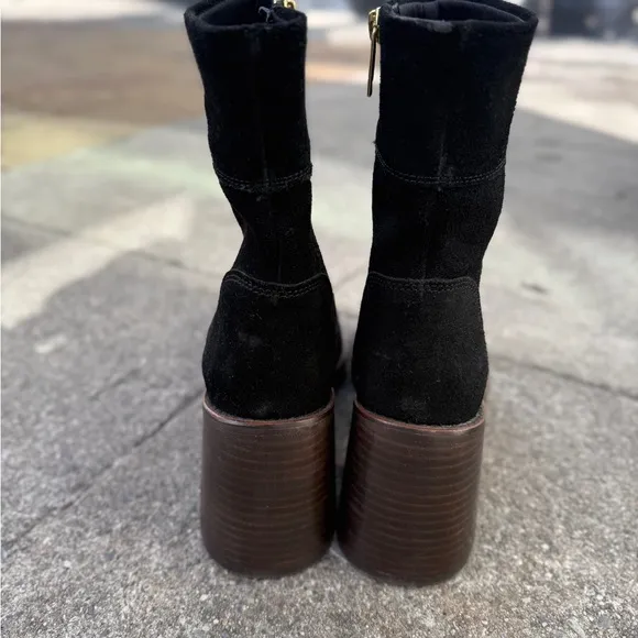 Asos suede black boots