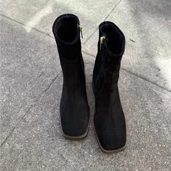 Asos suede black boots