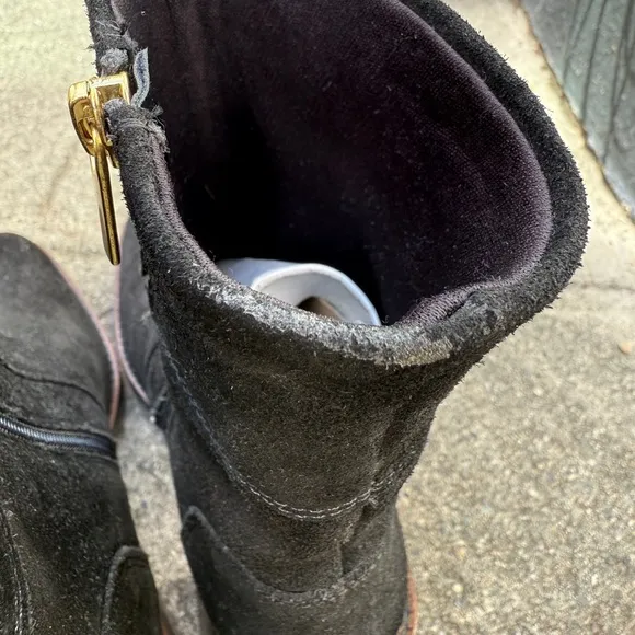 Asos suede black boots