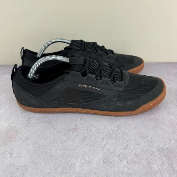 Astral Loyak AC Shoes Men’s 12 Black Gray Minimalist Water Mesh Lace Up