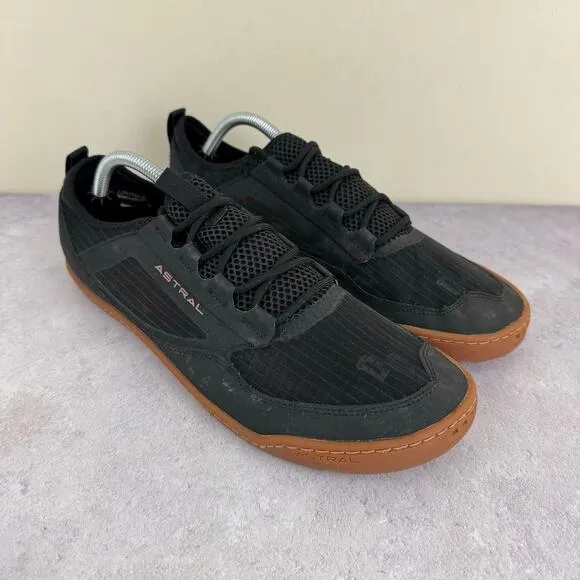 Astral Loyak AC Shoes Men’s 12 Black Gray Minimalist Water Mesh Lace Up