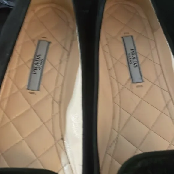 Authentic Prada velvet shoes