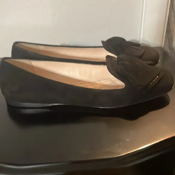 Authentic Prada velvet shoes