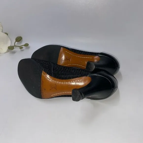 Authentic Louis Vuitton Heels Black