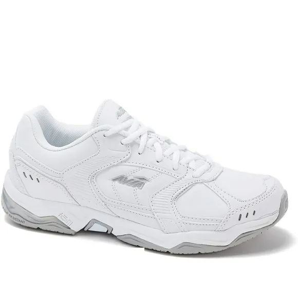 AVIA SHOES MEN'S STYLE A1439MWSV COLOR WHITE/STEEL size 8
