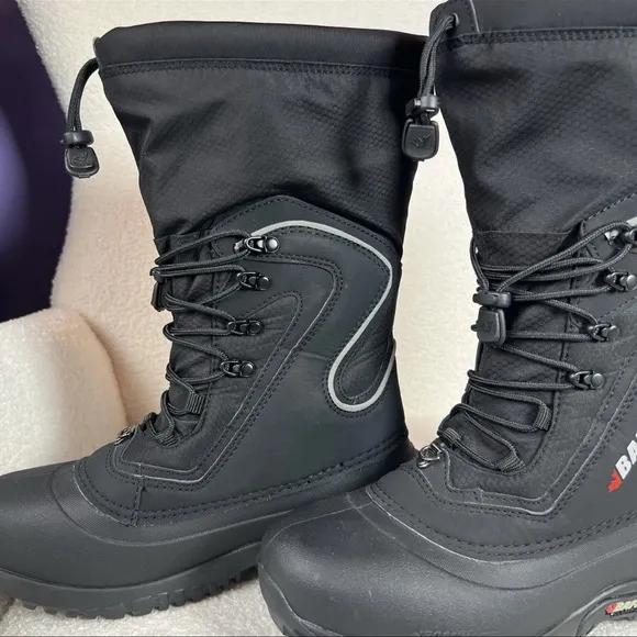 Baffin Flare Snow Boots Black Removable Inner Lightweight Women's Size 8