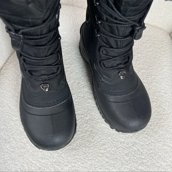 Baffin Flare Snow Boots Black Removable Inner Lightweight Women's Size 8