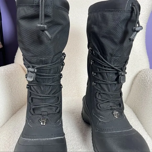 Baffin Flare Snow Boots Black Removable Inner Lightweight Women's Size 8