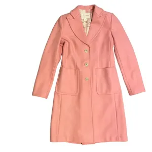 Banana Republic Pink Wool Coat