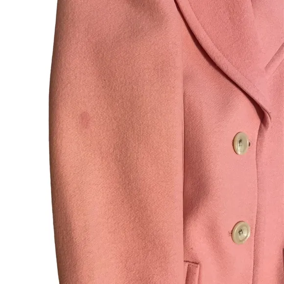 Banana Republic Pink Wool Coat