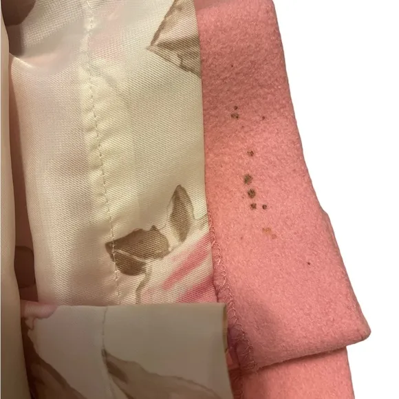 Banana Republic Pink Wool Coat