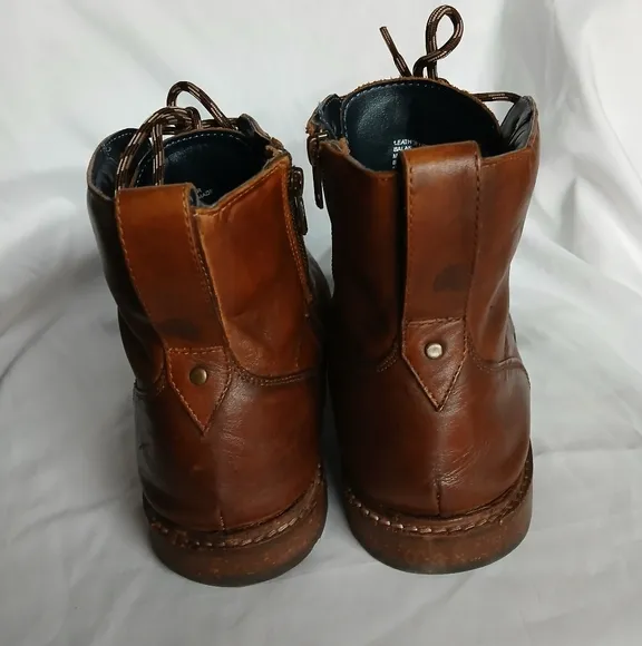 Bar III Men's Brown Leather Boots 10