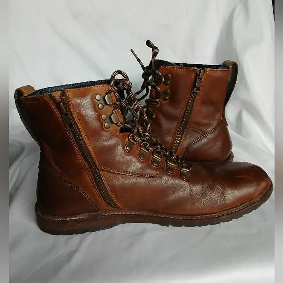 Bar III Men's Brown Leather Boots 10