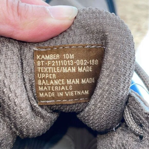 Bare Traps Kamber Lace Up Hiking Boot Taupe Size 10 New