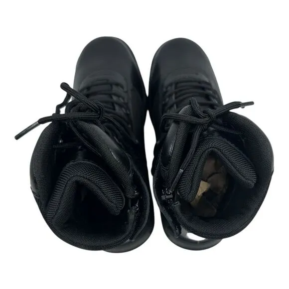 Bates Women's USA SZ.7 Tactical Sport 2 Tall Side Zip Lace-Up Work Boots Black