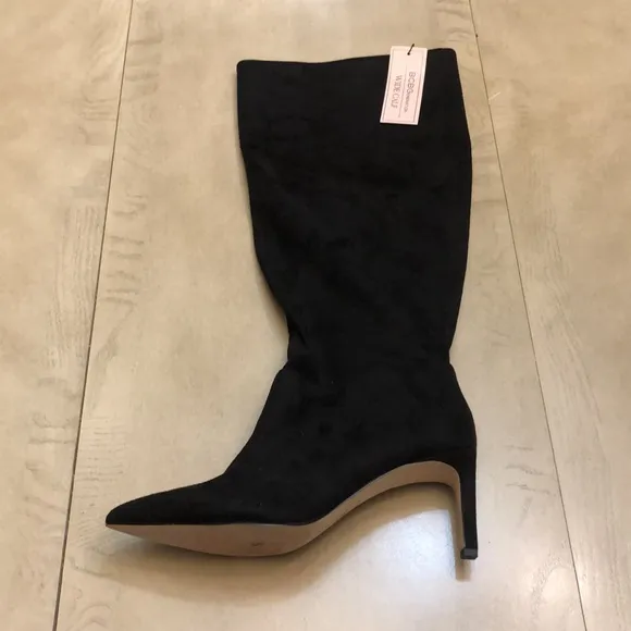 BCBGeneration Womens Marlow WC Black Knee-High Boots 8 (Wide Calf)