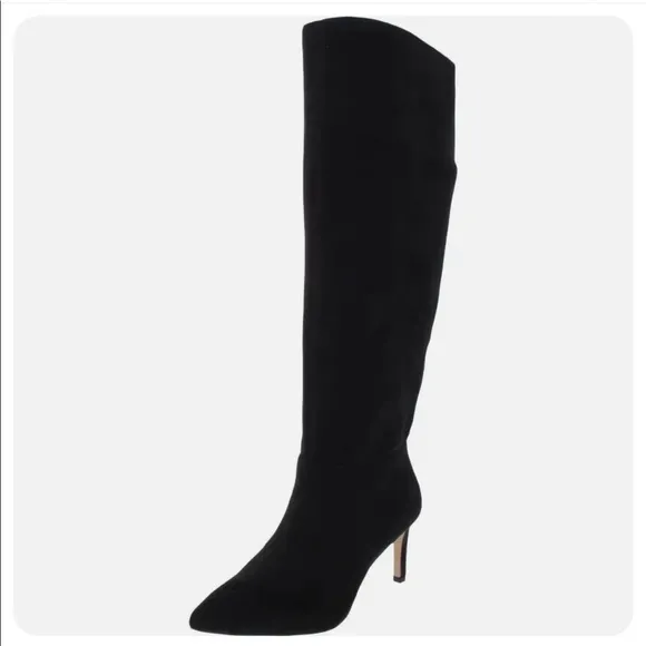 BCBGeneration Womens Marlow WC Black Knee-High Boots 8 (Wide Calf)
