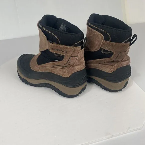 Bearpaw Outdoor Boots Mens Overland Waterproof Brown Size 8 Comfort