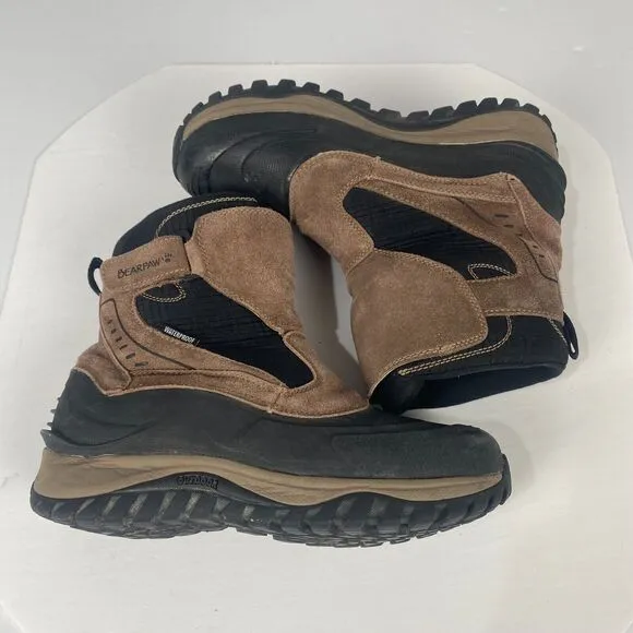 Bearpaw Outdoor Boots Mens Overland Waterproof Brown‎ Size 8 Comfort