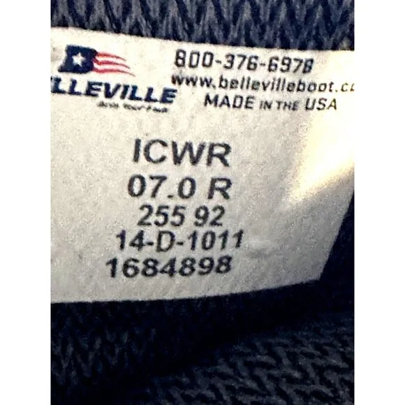 BELLEVILLE ICWR Intermediate Wet/Cold GORE-TEX Combat Military Boots Men's 7.0R