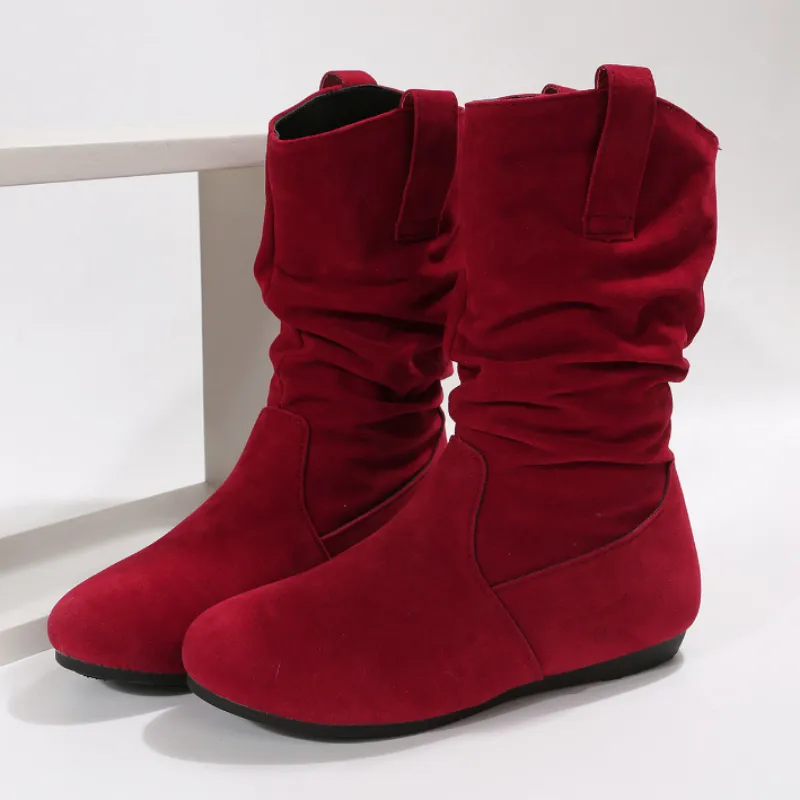 [Best Gift for Her] Fashion Comfy Round Toe Warm Winter Boots