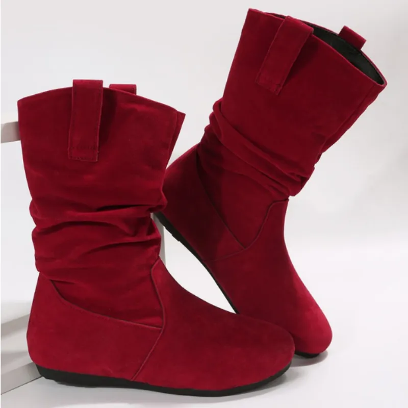 [Best Gift for Her] Fashion Comfy Round Toe Warm Winter Boots