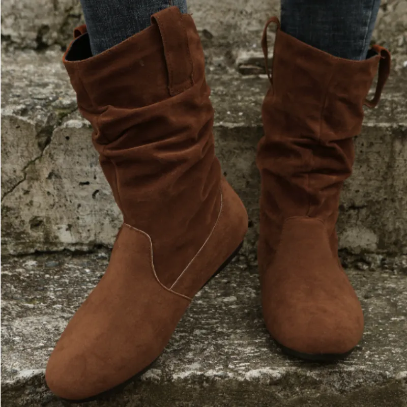 [Best Gift for Her] Fashion Comfy Round Toe Warm Winter Boots
