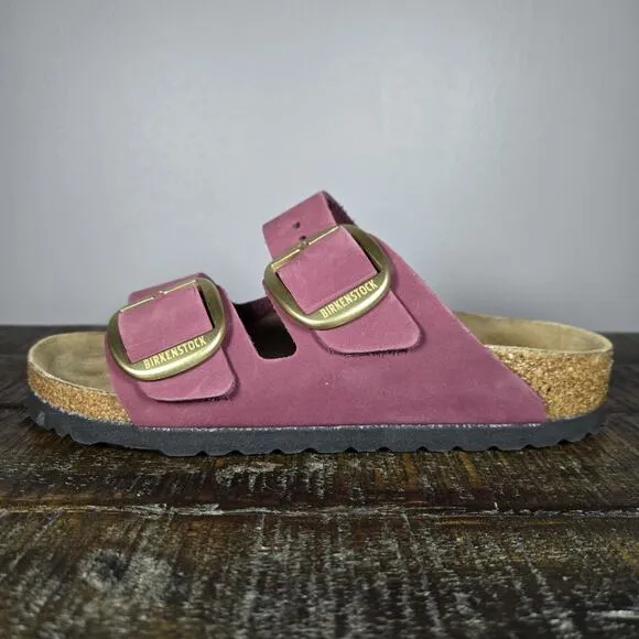 Birkenstock Arizona Big Buckle Womens Size 5 EU 36 Narrow Sandals Berry Crush