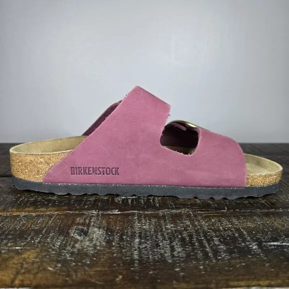 Birkenstock Arizona Big Buckle Womens Size 5 EU 36 Narrow Sandals Berry Crush