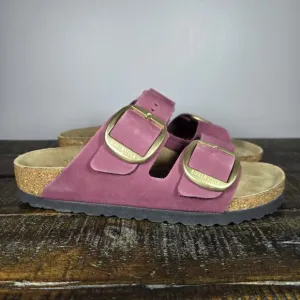 Birkenstock Arizona Big Buckle Womens Size 5 EU 36 Narrow Sandals Berry Crush