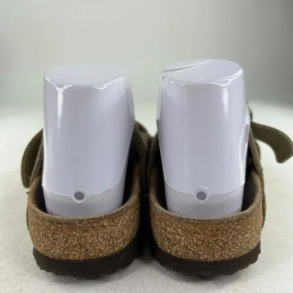 Birkenstock Arizona Sandals Birko-Flor Slide US 5 Tan Suede Buckle Sandals Shoes
