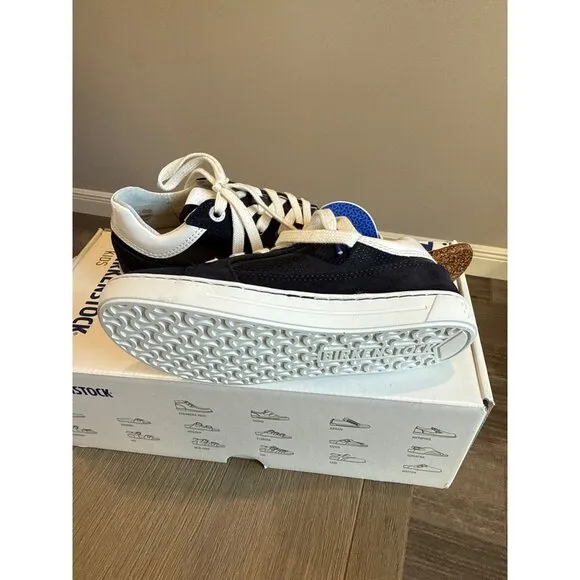 Birkenstock ASTEE (Suede Leather &amp; PU Upper) Navy NEW  size US 10 UK 28
