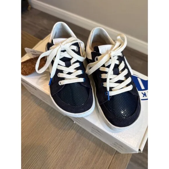 Birkenstock ASTEE (Suede Leather &amp; PU Upper) Navy NEW  size US 10 UK 28