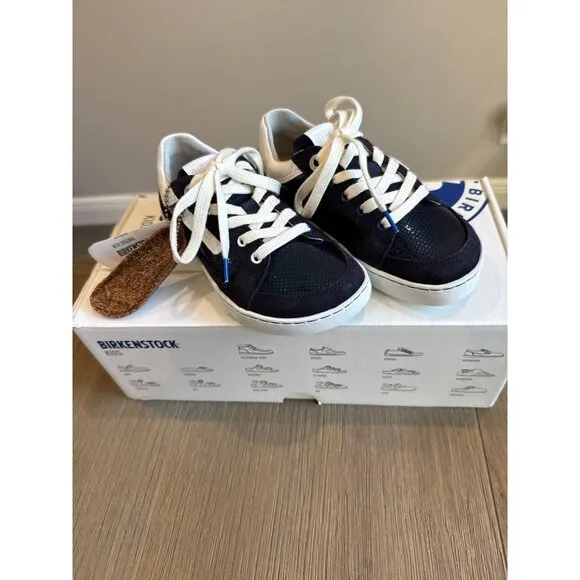 Birkenstock ASTEE (Suede Leather &amp; PU Upper) Navy NEW  size US 10 UK 28