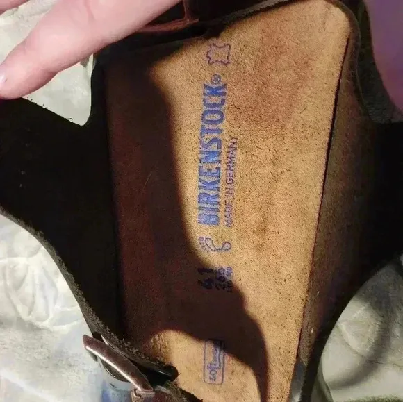 Birkenstock Milano Womens 10 | Mens 8 Dk Brown Leather Buckle Hiking Sandal