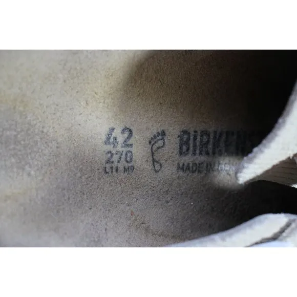 Birkenstock x Stussy Boston Bone Corduroy Slip On Clogs Mens 9 A1625