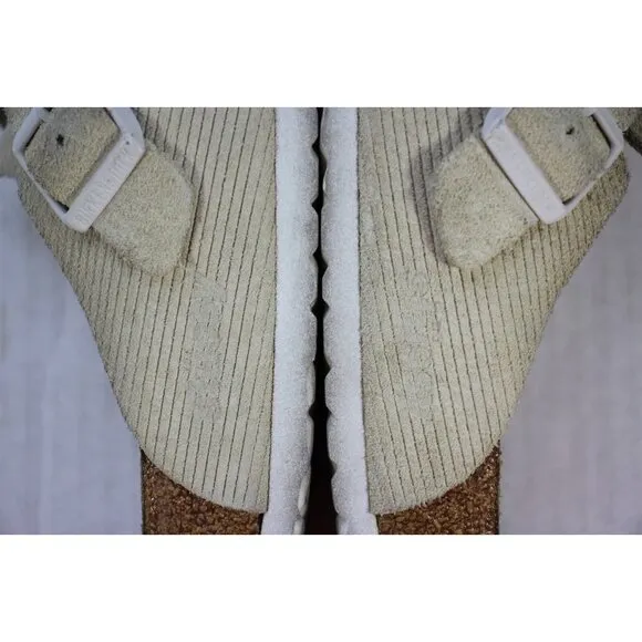 Birkenstock x Stussy Boston Bone Corduroy Slip On Clogs Mens 9 A1625