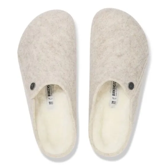 BIRKENSTOCK Zermatt Shearling eggnog slipper shoe