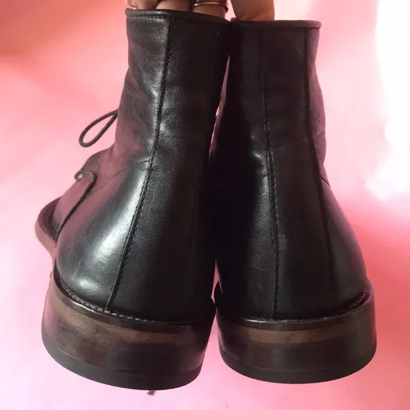 Black Aldo leather boots