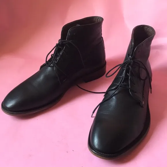 Black Aldo leather boots