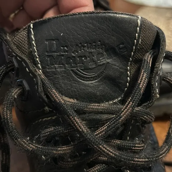 Black Men's Leather Boots unisex.