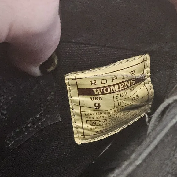 Black Roper Cowboy Boots