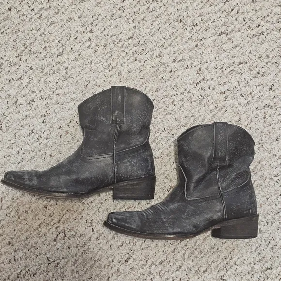 Black Roper Cowboy Boots