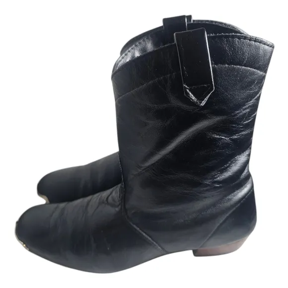 Black Square Dance Boots Women Mitzi Fashion  Size 8