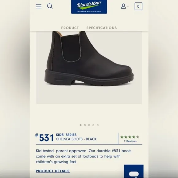 Blundstone chelsea boots for kids