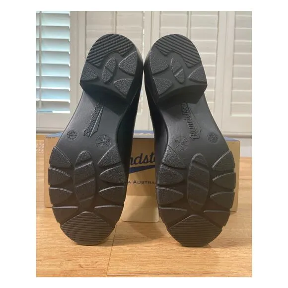 Blundstone Womens 1671 Elastic Sided Heel Boot Black Leather Size 9 US 39 EU NIB