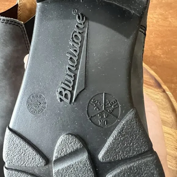 Blundstone Women's 7.5 1971 Chelsea Boots Leather Steel Gray Black Shoes
