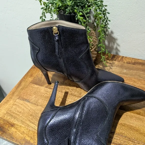 Boden Elystan Ankle Boot Navy Metallic Size‎ Womens  41/10