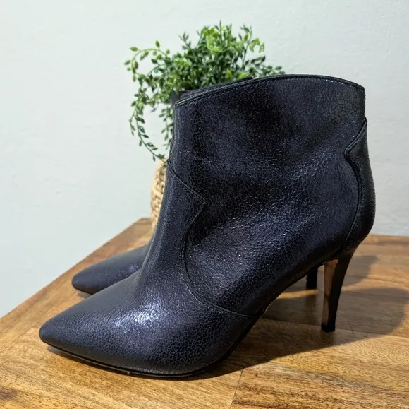Boden Elystan Ankle Boot Navy Metallic Size‎ Womens  41/10