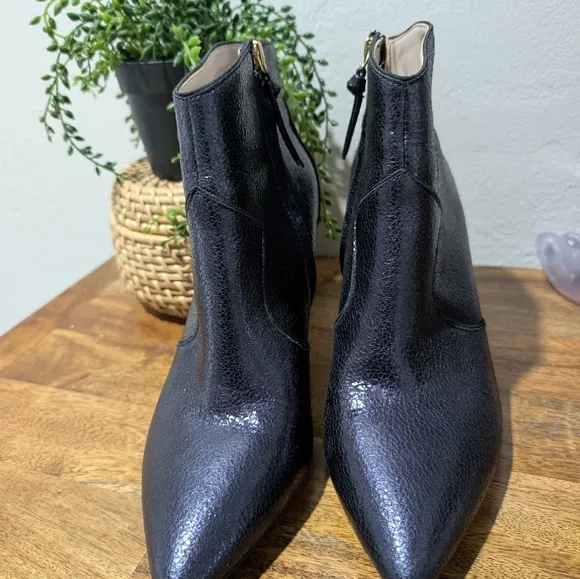 Boden Elystan Ankle Boot Navy Metallic Size‎ Womens  41/10